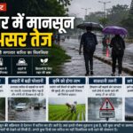 देशभर में मानसून का असर तेज, कई राज्यों में लगातार बारिश का सिलसिला
