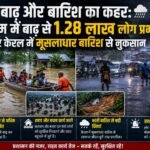 पूर्वोत्तर से दक्षिण तक मौसम का प्रकोप: बाढ़ और मूसलाधार बारिश ने बढ़ाई चिंता